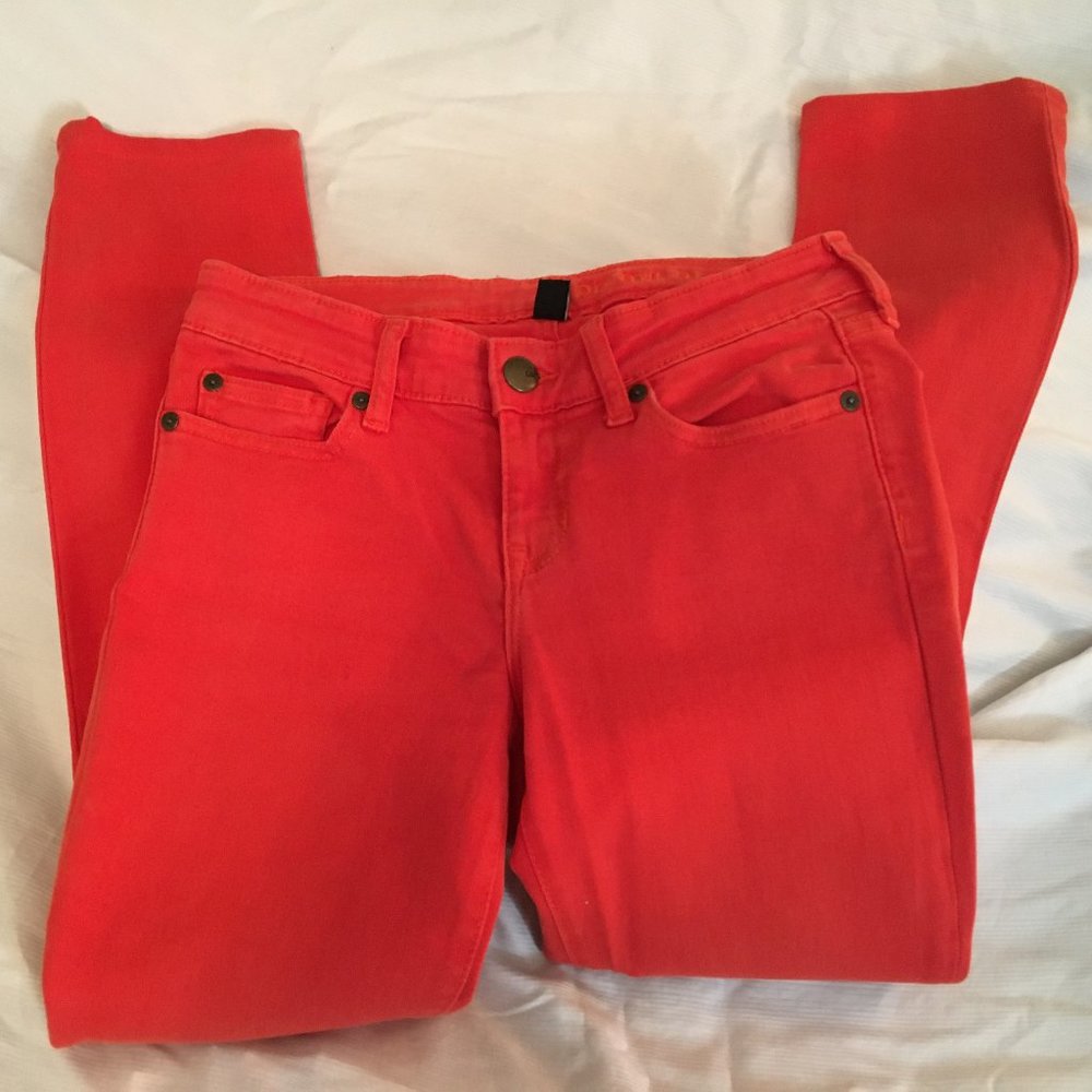 Gap Premium Skinny Orange Jeans